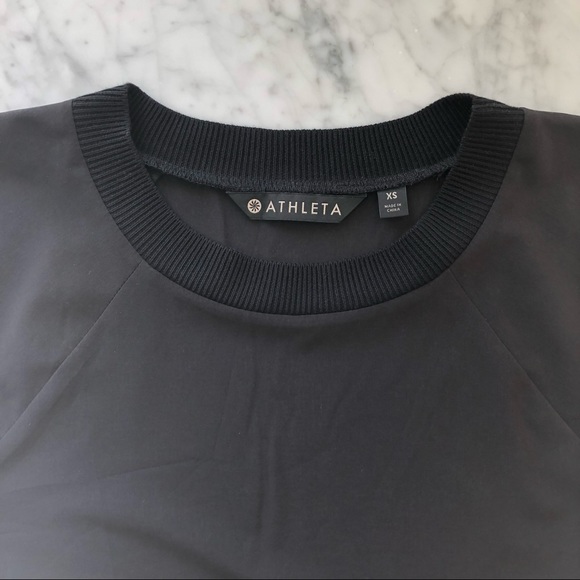 Athleta NWT Zephyr Black Tee - Picture 6 of 9